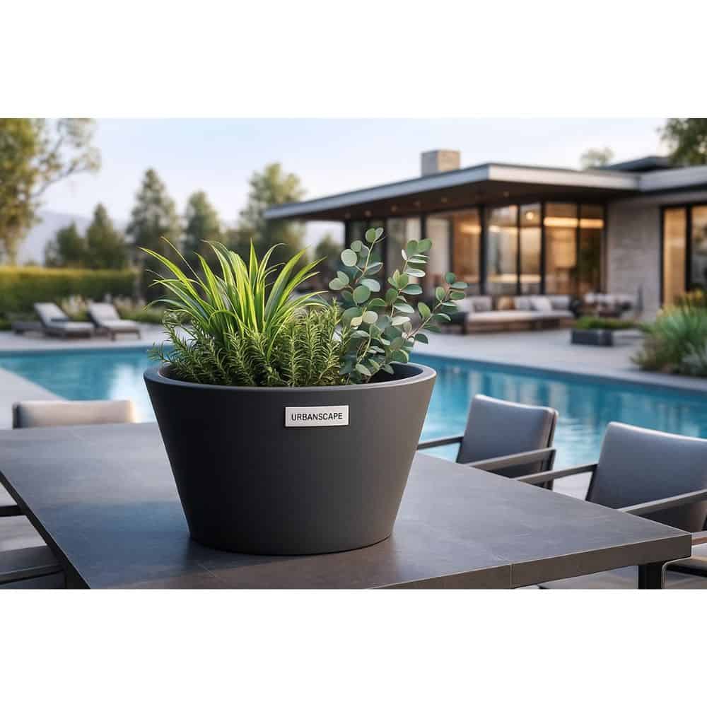 Hana Small Round Self Watering Planter - Image 2