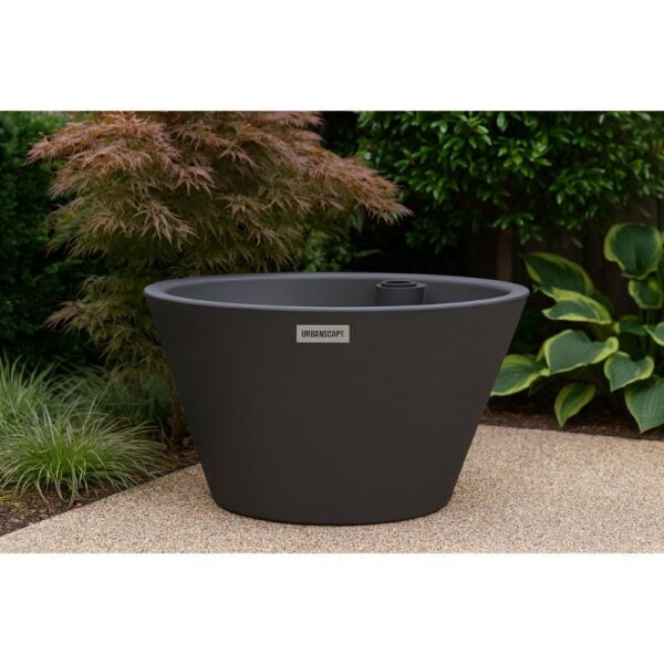 Hana Small Round Self Watering Planter