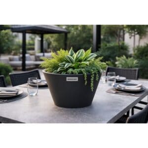 Hana Small Round Self Watering Planter - Image 3