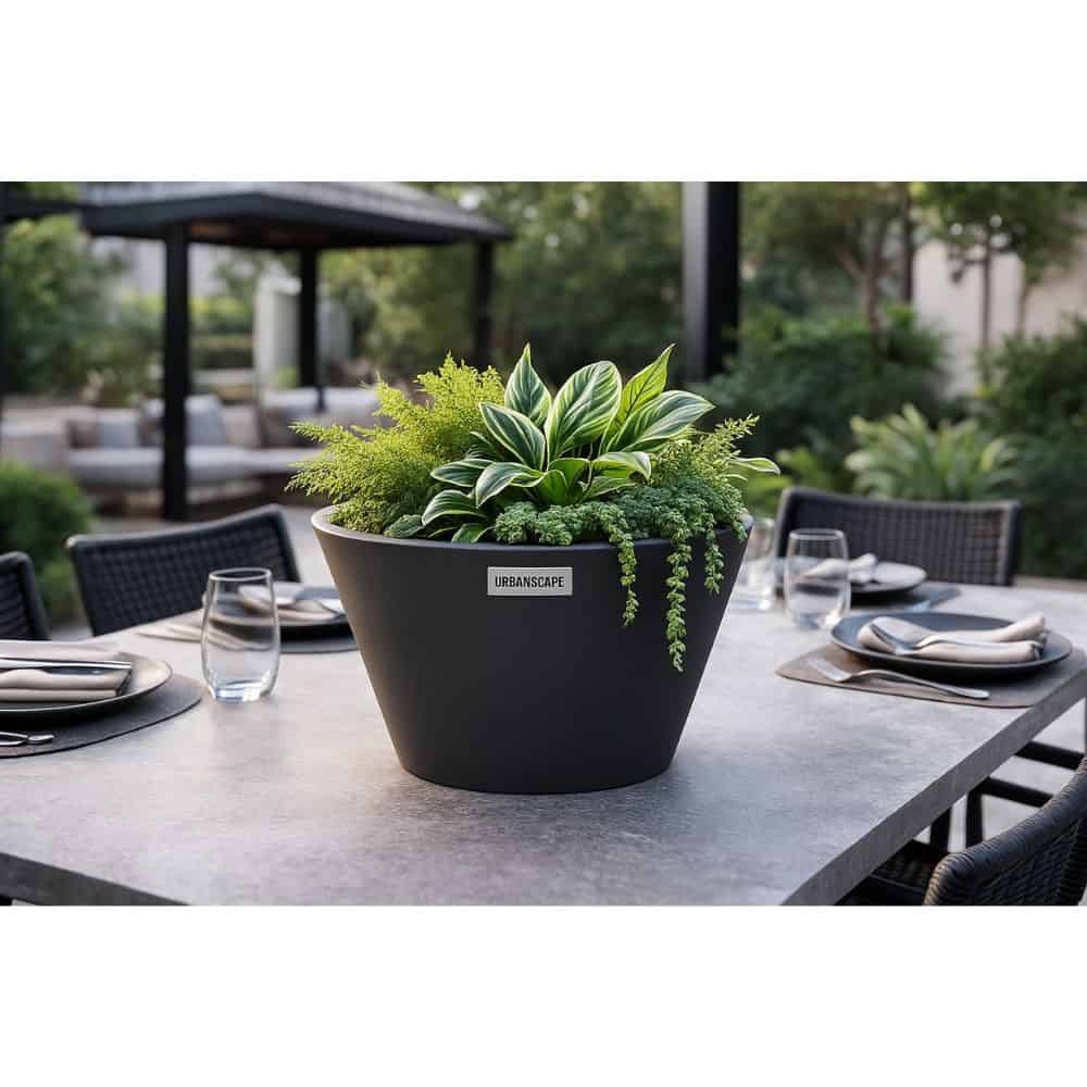 Hana Small Round Self Watering Planter - Image 3