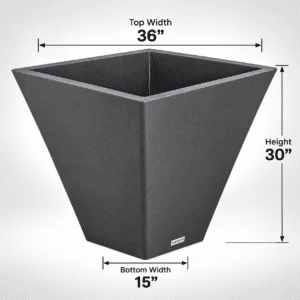 Metropolitan Tapered Self Watering Planter - Image 5