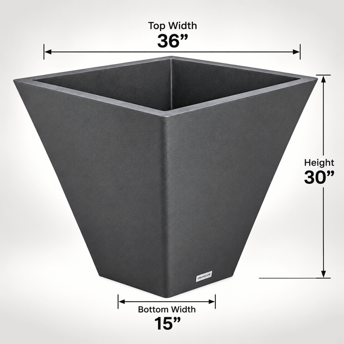 Metropolitan Tapered Self Watering Planter - Image 5