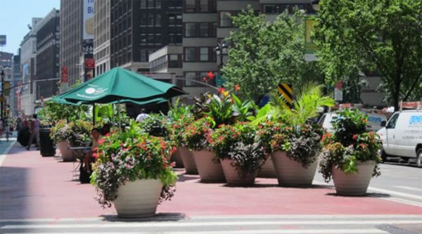 Uptown Commercial Self Watering Planter