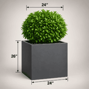 Wellington Cube Self Watering Planter - Image 9