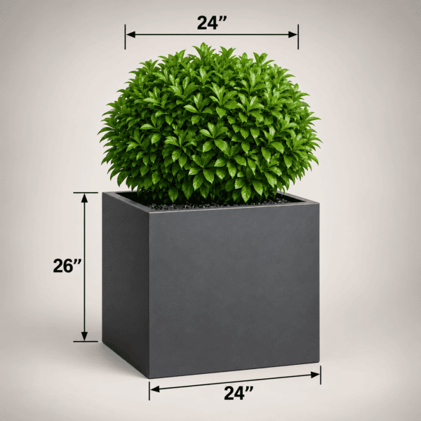 Wellington Cube Self Watering Planter