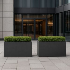 Hampton Long Rectangular Self Watering Planter - Image 3
