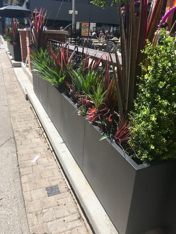 commercial planters urbanscape