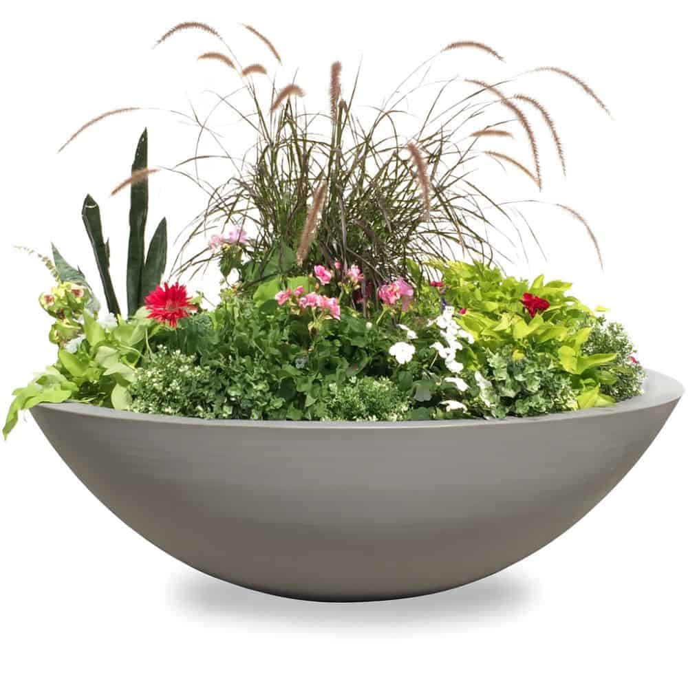 Harvard Wide Low Bowl Self Watering Planter - Image 4